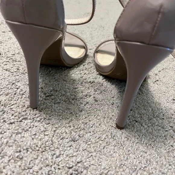 Lulu's Women's Taupe Strap Heels - Picture 4 of 7